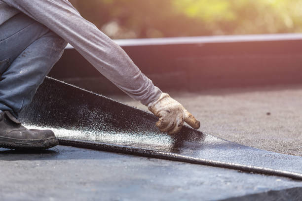 Professional Basement Waterproofing technician working in Combined Locks, WI
